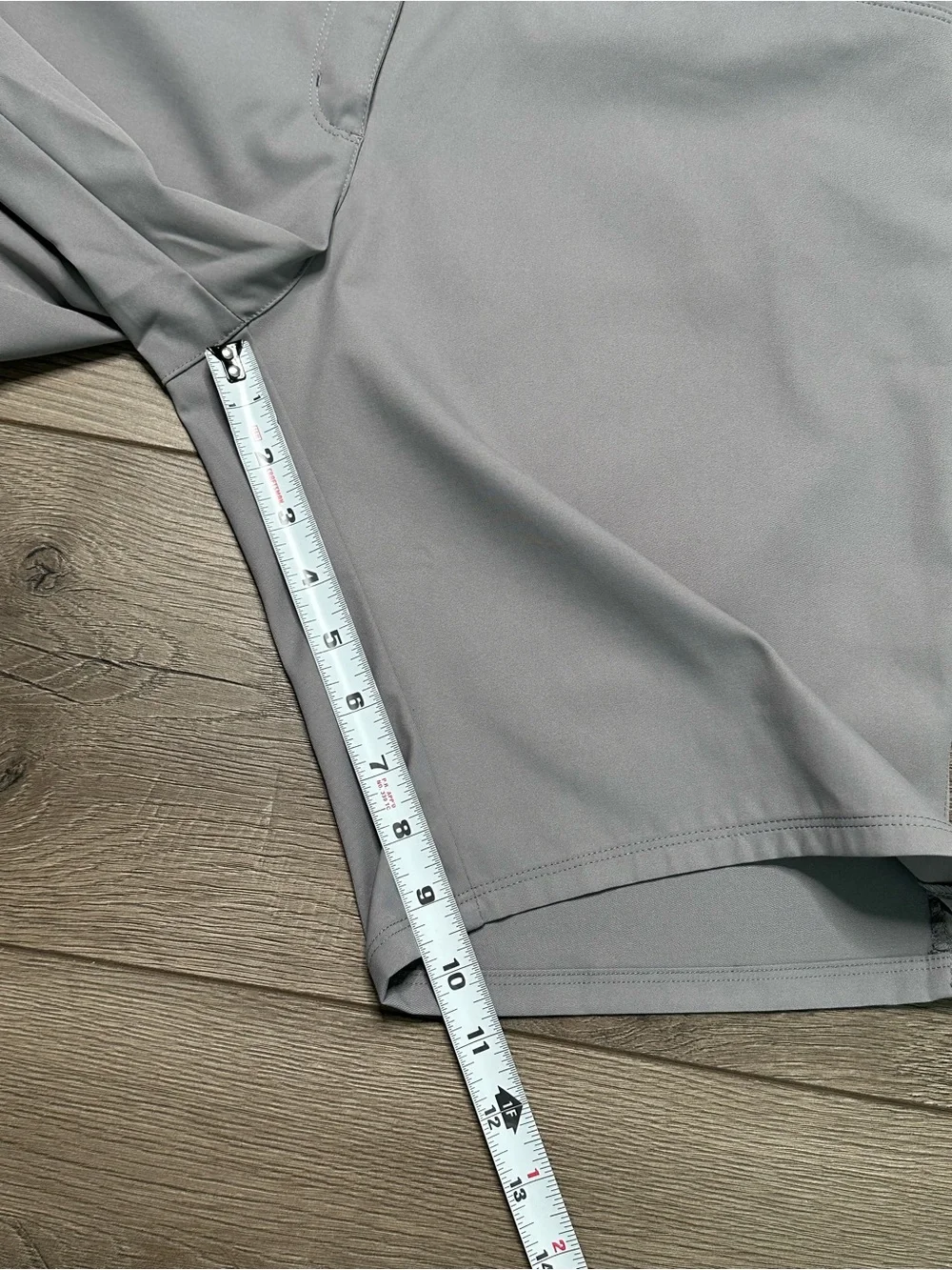 Adidas Mid Rise Bermuda Stretch Golf Shorts Gray Size 10